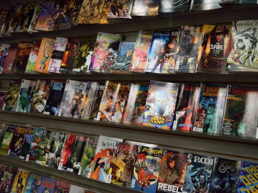 Graphic Novels on a Shelf