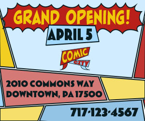 Comic City web banner